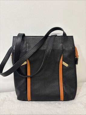 VALENTINA Convertible Backpack Black Brown
